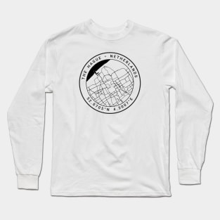 The Hague Map Long Sleeve T-Shirt